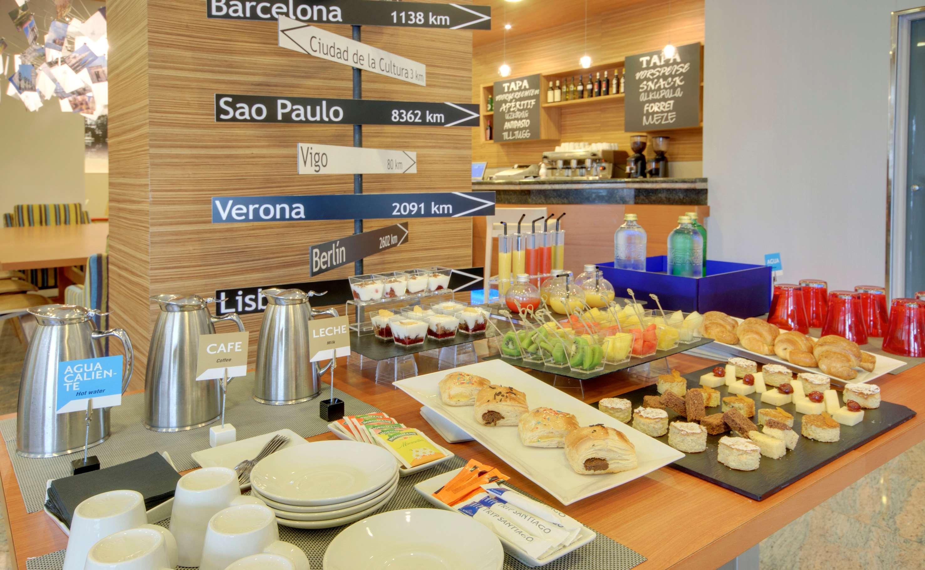 Hotel Santiago Plaza Affiliated By Melia Сантьяго-де-Компостела Ресторан фото